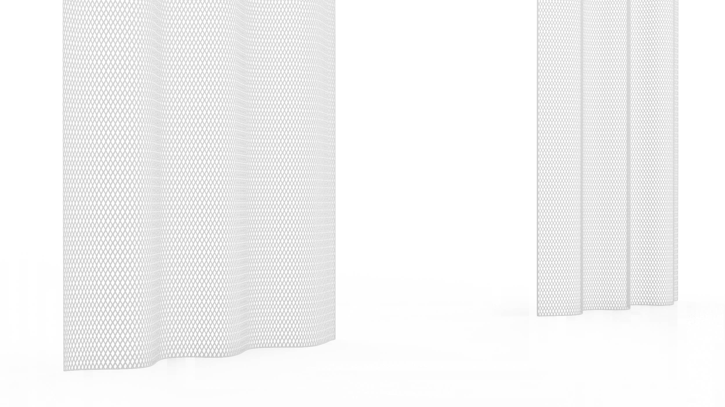 Net Curtains IKEA LILL 3D