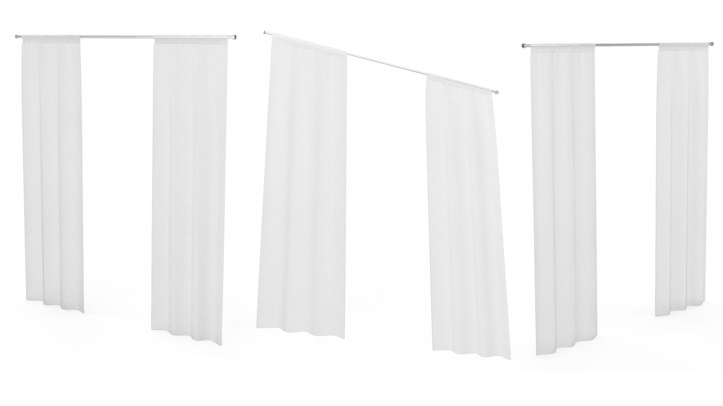 Net Curtains IKEA LILL 3D