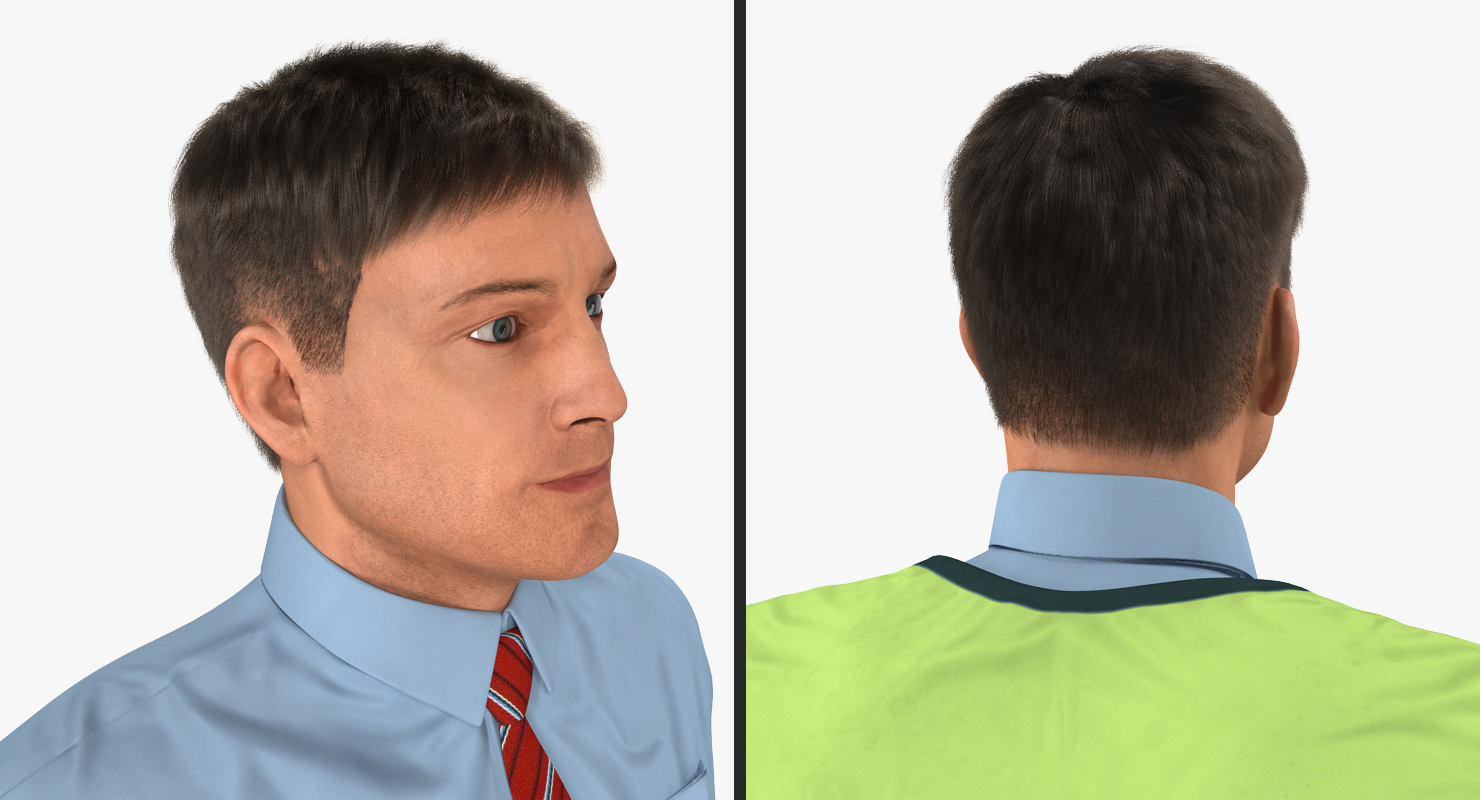 3D Port Engineer Walking Pose