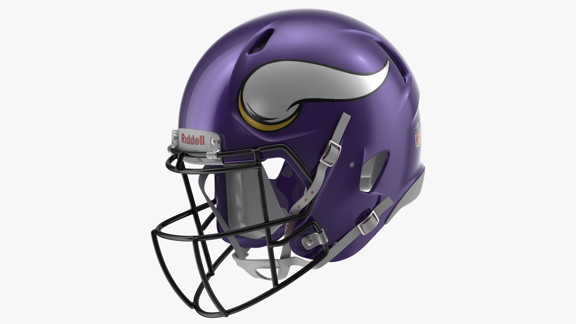 3D Minnesota Vikings American Football Player Crouching Fur