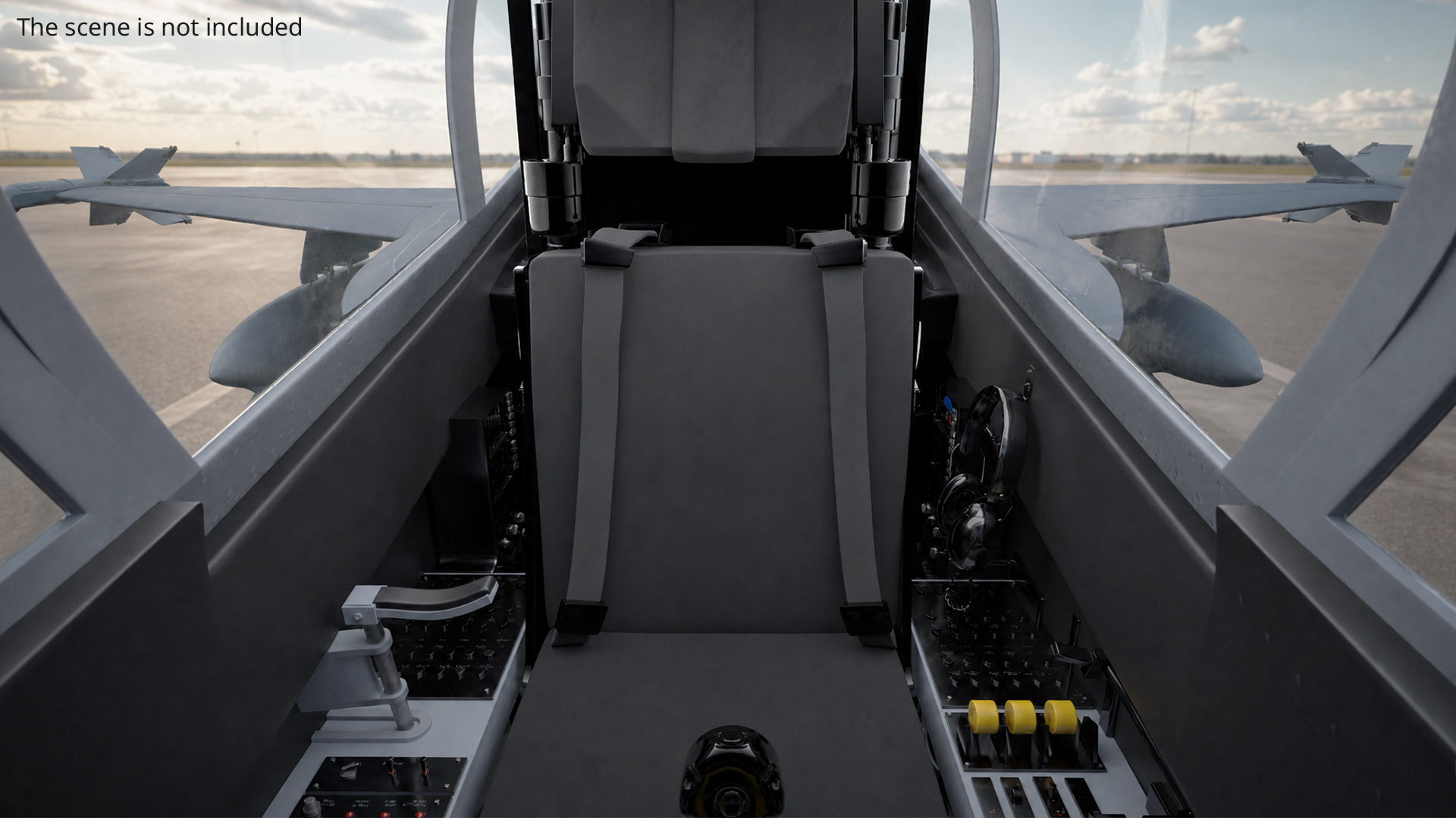 Tactical Strike Aircraft with Air Weapons Rigged - view 6