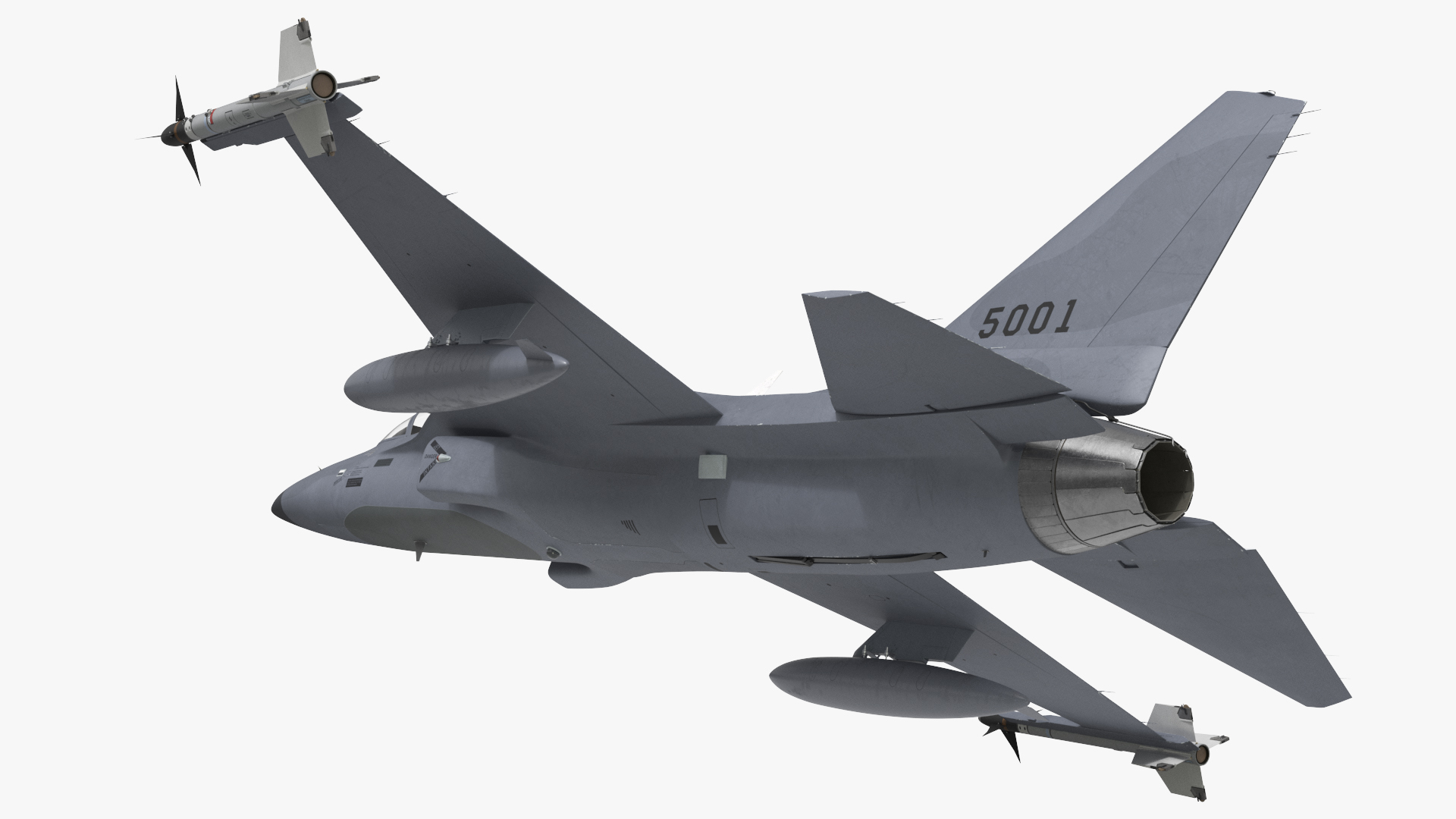 Tactical Strike Aircraft with Air Weapons Rigged - view 9