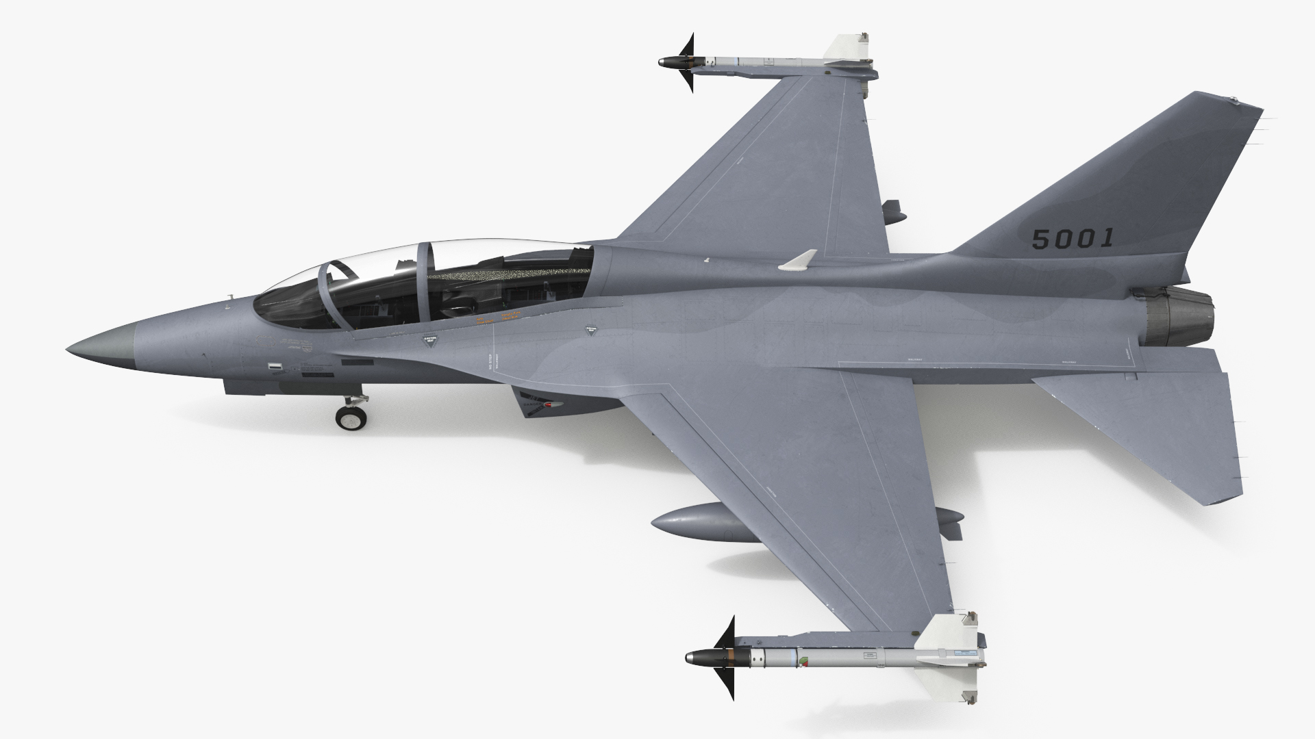 Tactical Strike Aircraft with Air Weapons Rigged - view 10