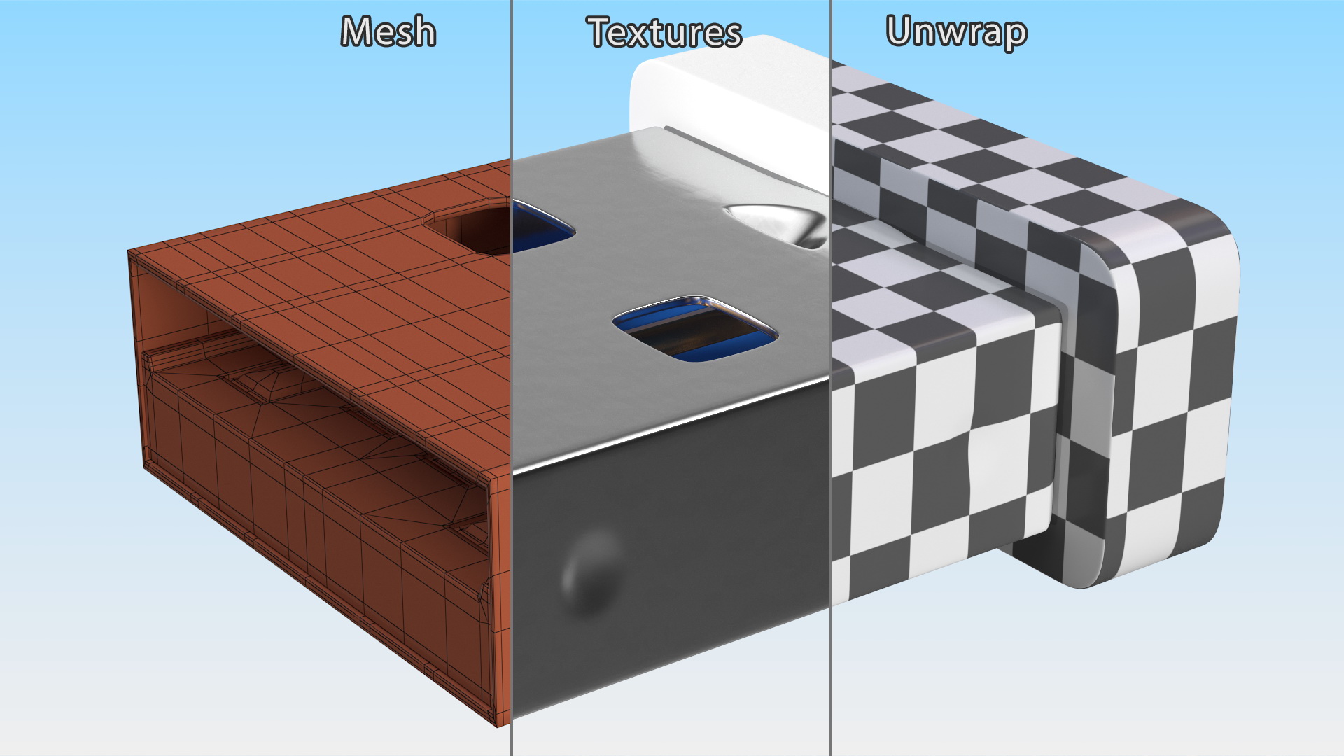 USB 3.0 Dongle 3D model
