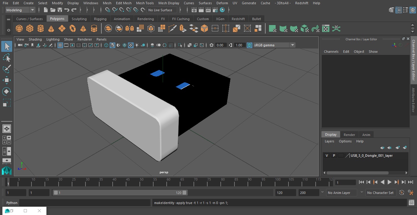 USB 3.0 Dongle 3D model