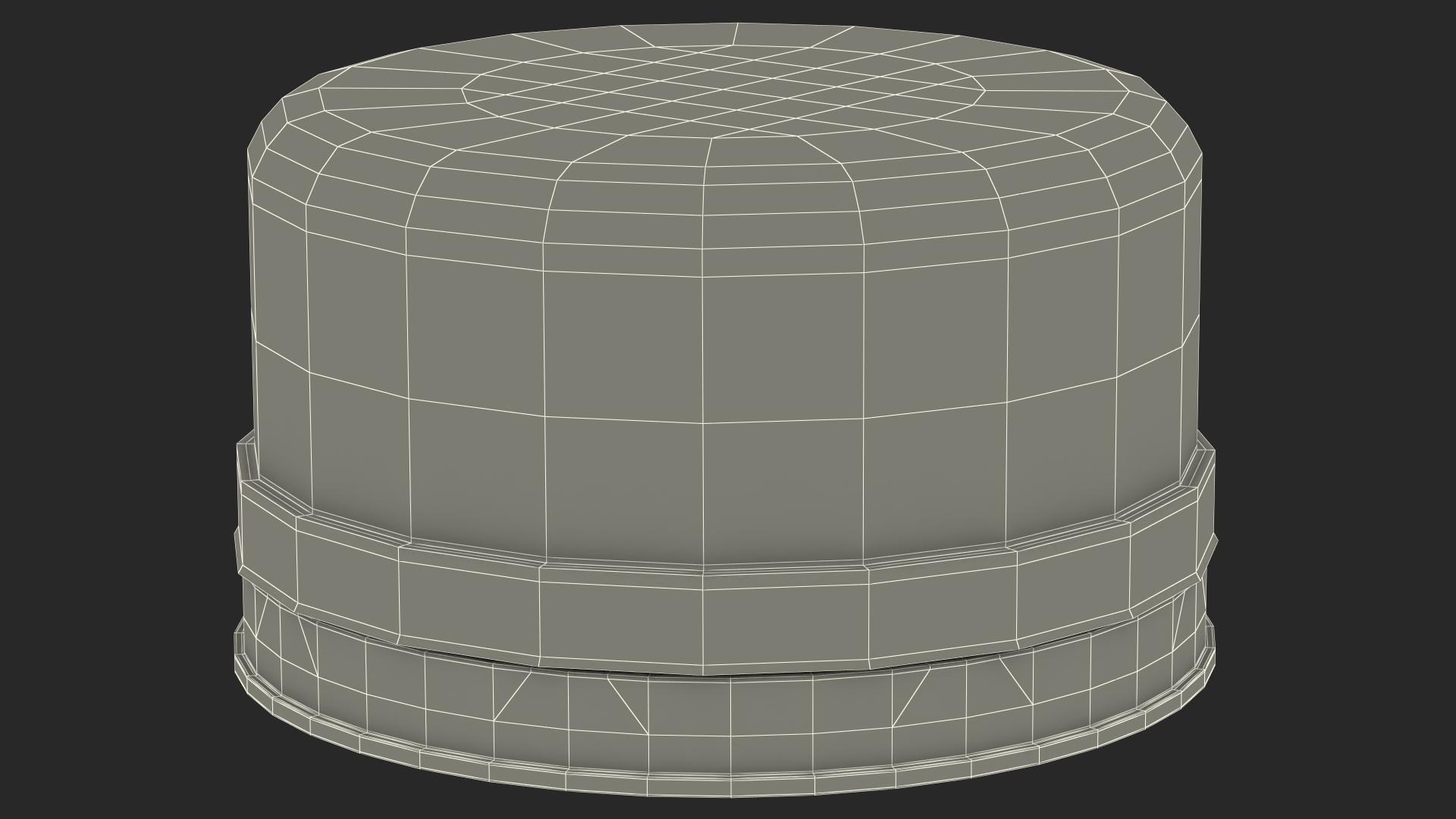3D Plastic Bottle Cap model