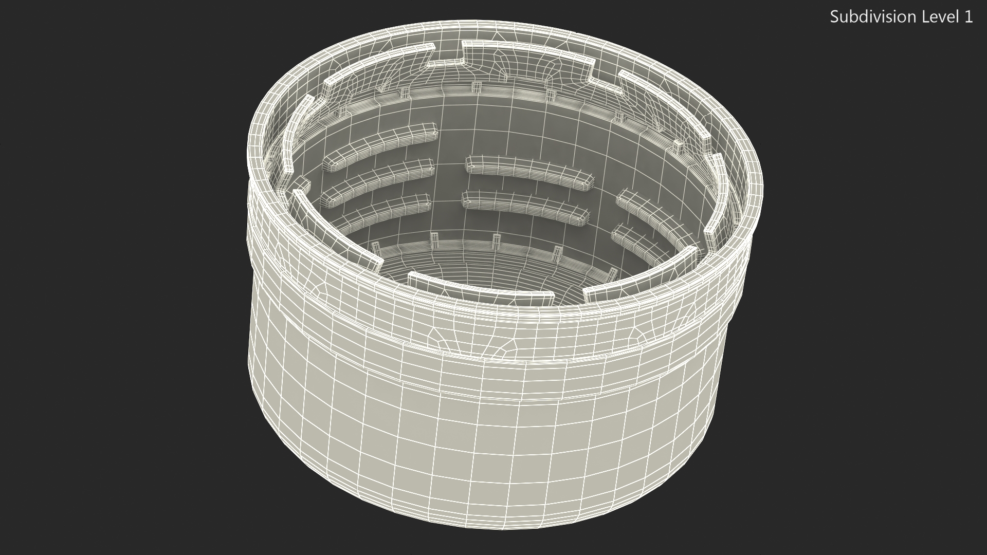 3D Plastic Bottle Cap model
