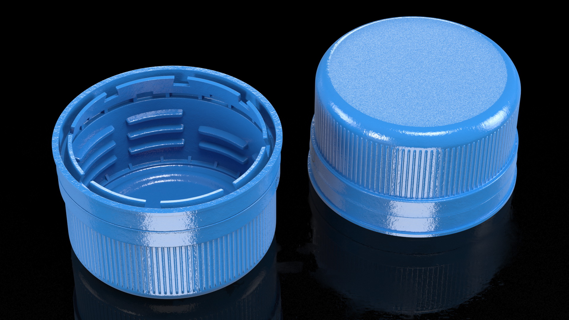 3D Plastic Bottle Cap model