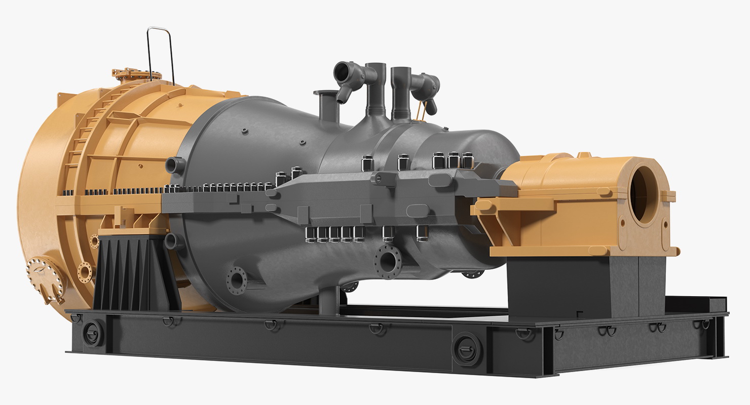 3D Steam Turbine Generic