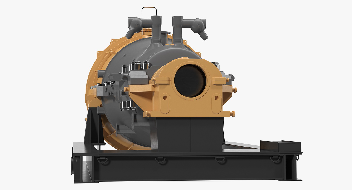 3D Steam Turbine Generic