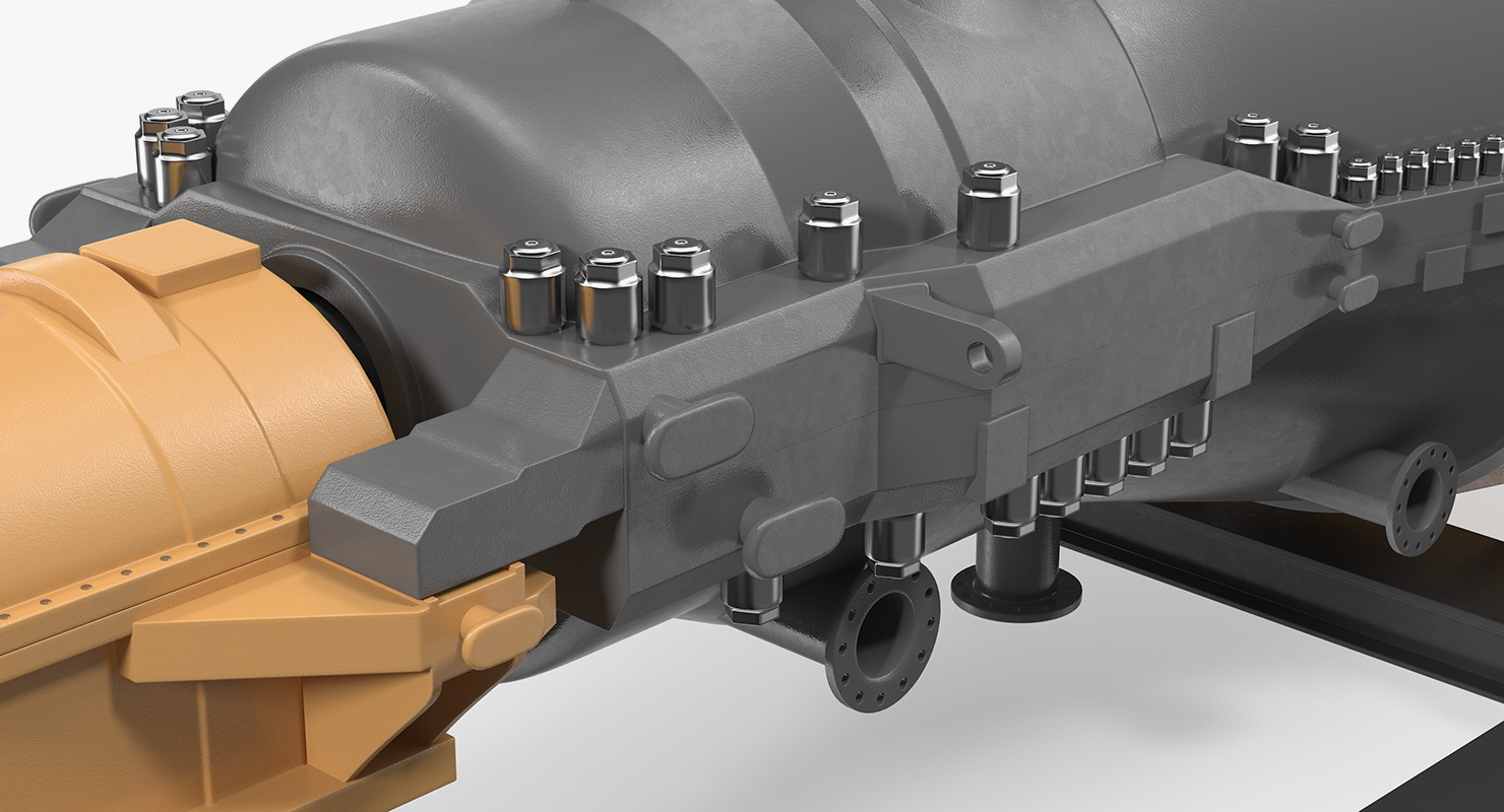 3D Steam Turbine Generic