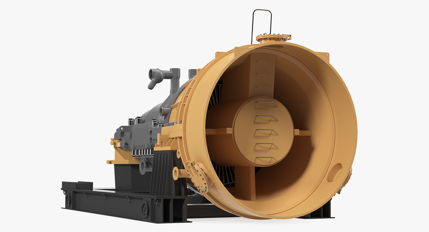 3D Steam Turbine Generic