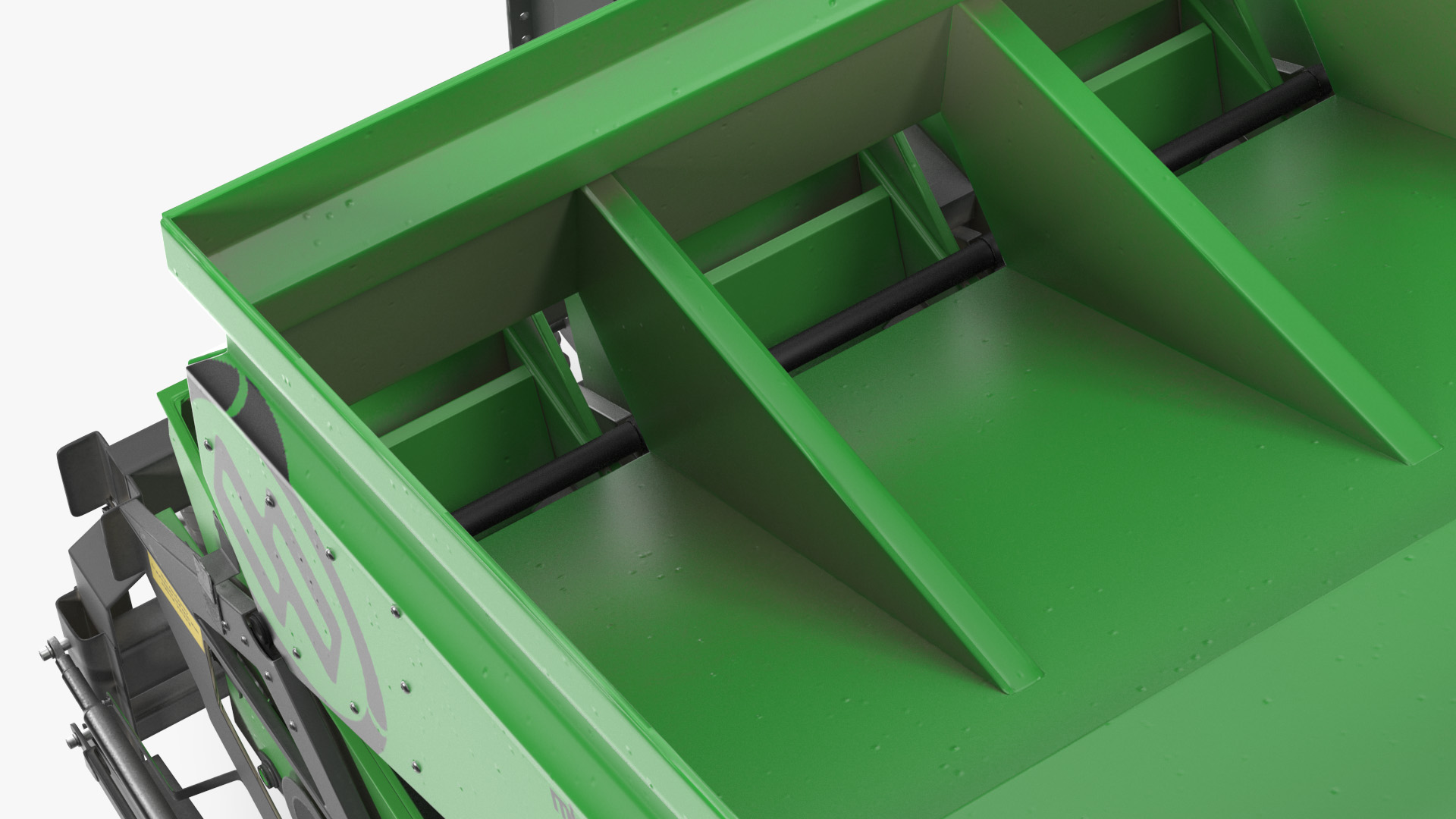 Miedema Structural 4000 Potato Planter Green Used 3D model