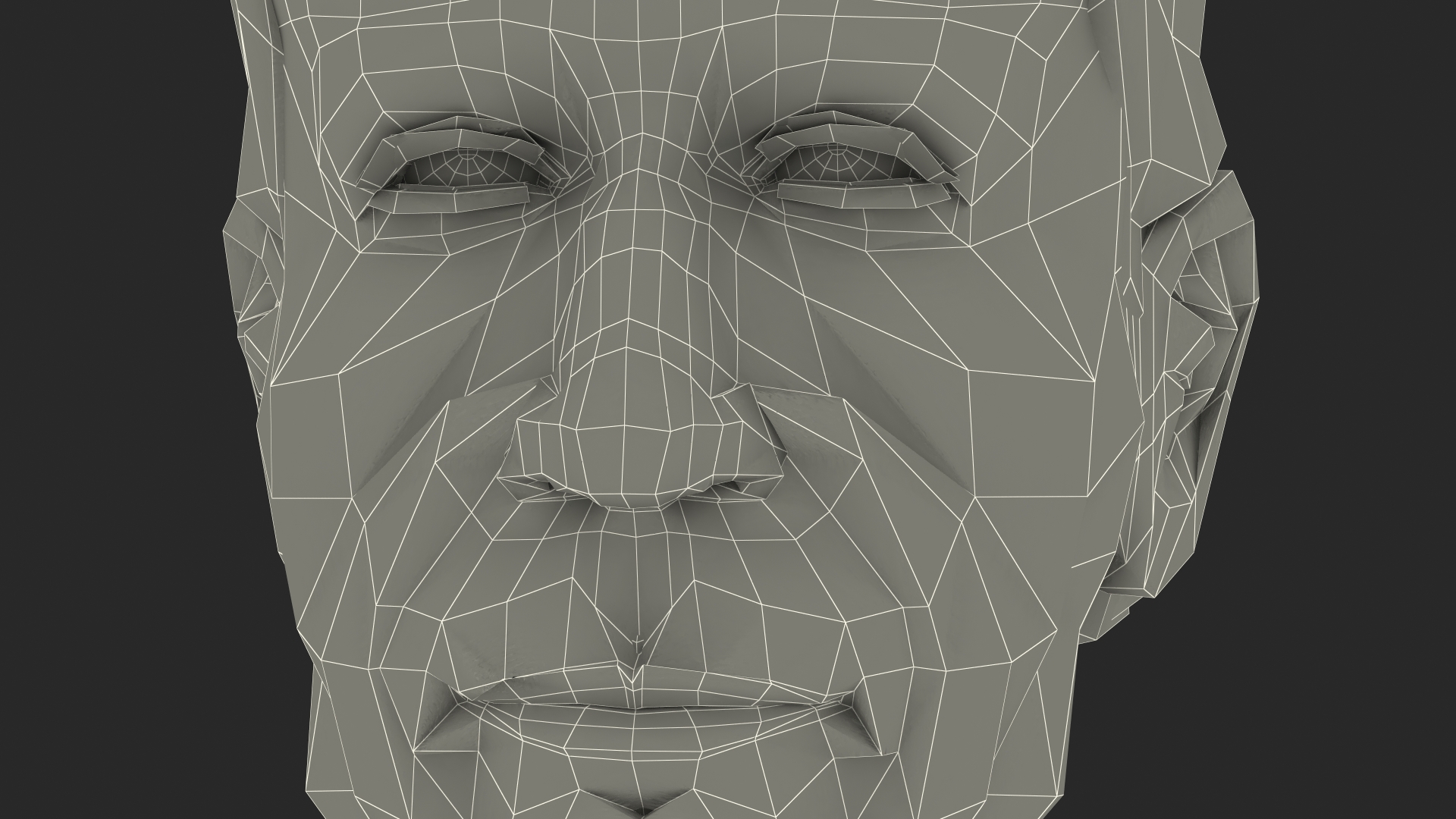 Cartoon Joe Biden Head 3D