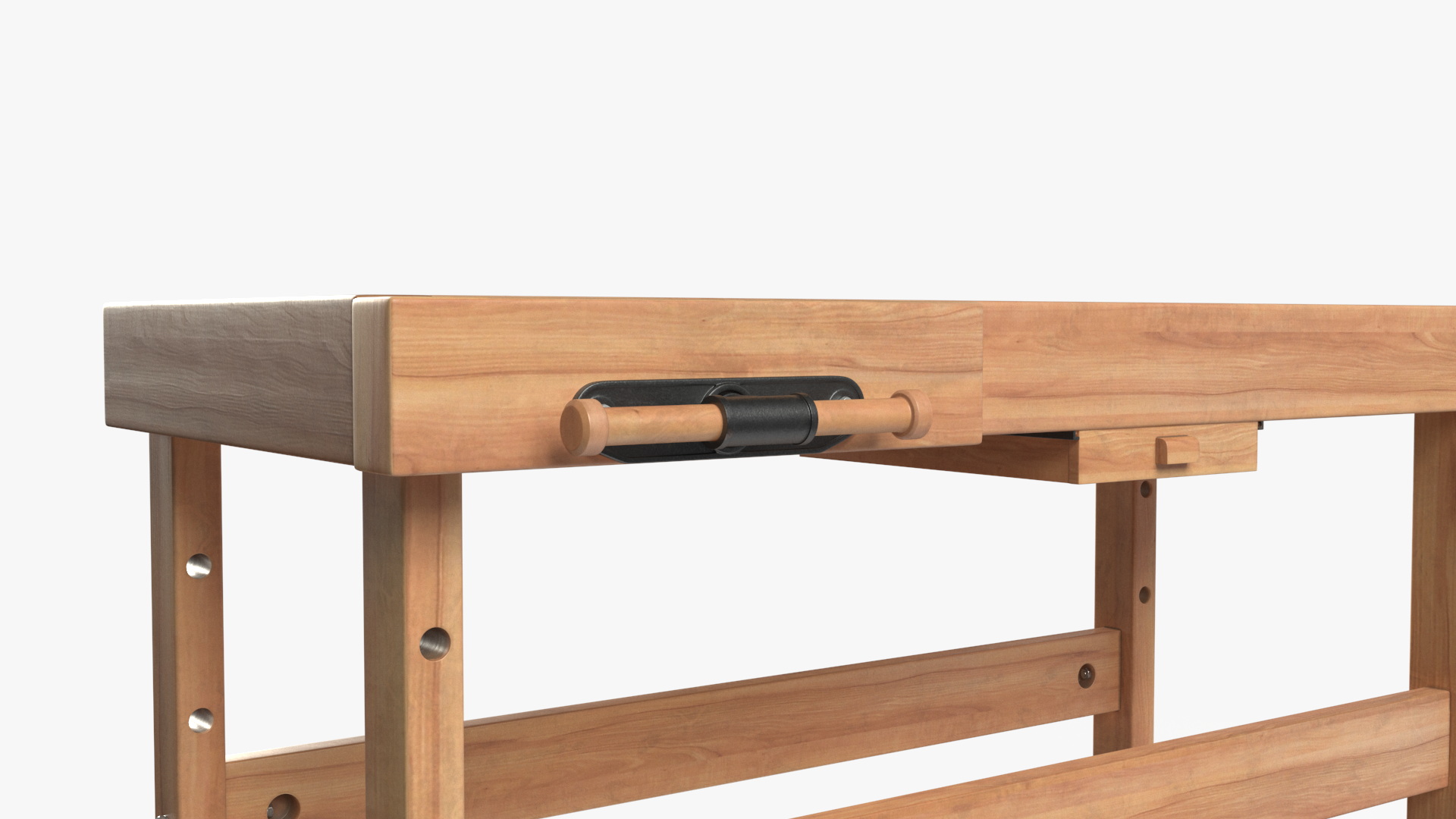 Wood Workbench 3D model