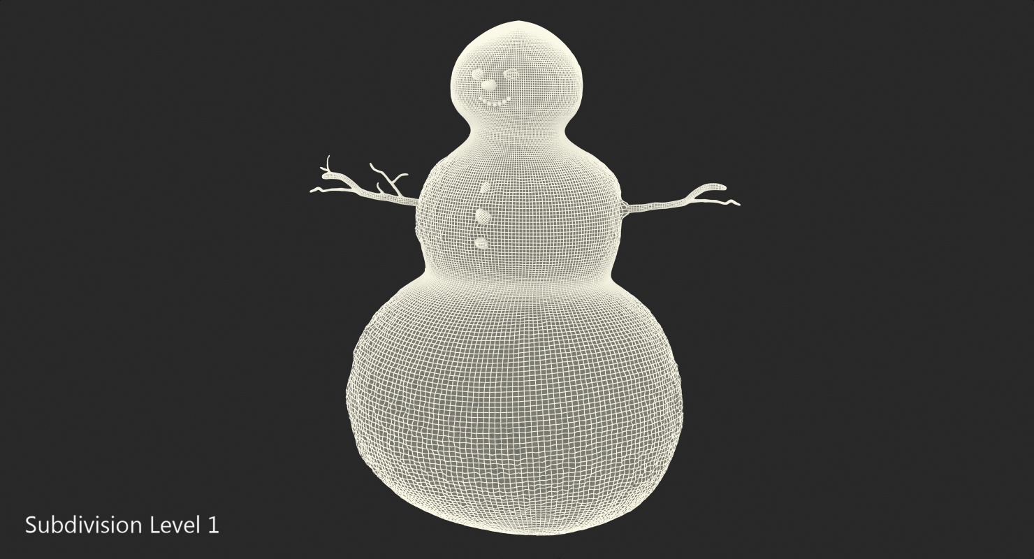 Snowman 3D model