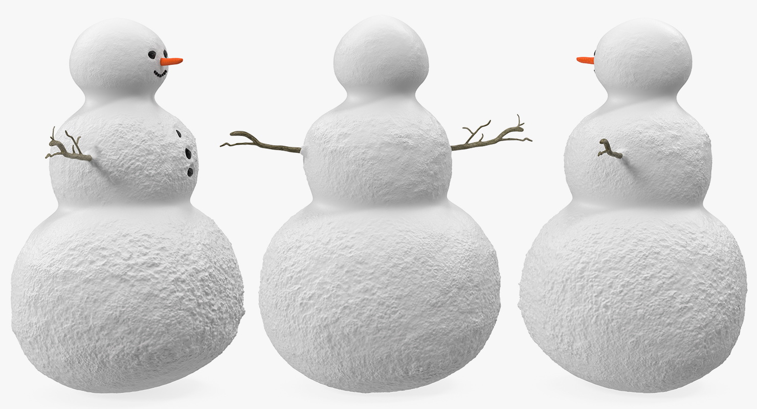 Snowman 3D model