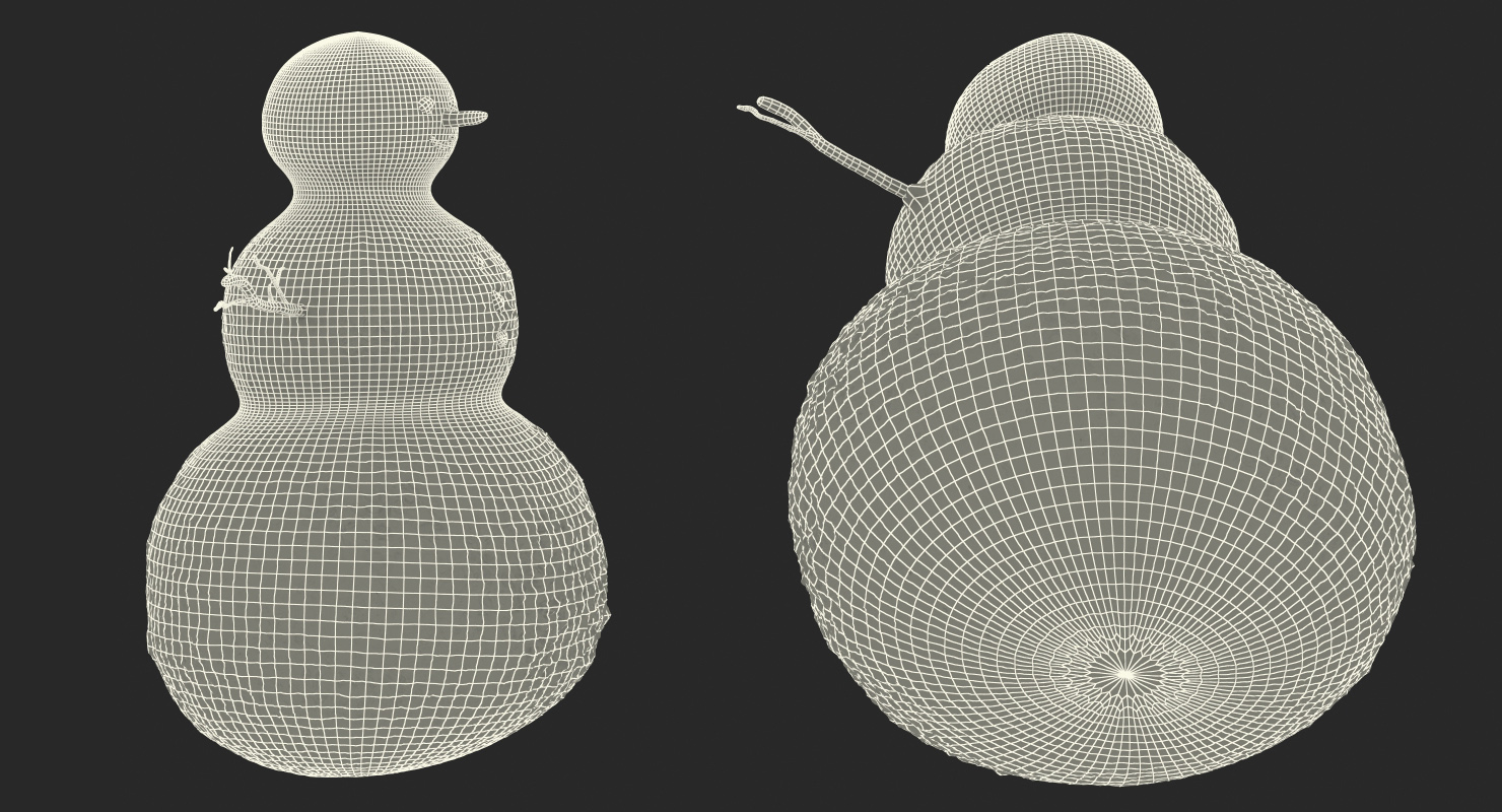 Snowman 3D model
