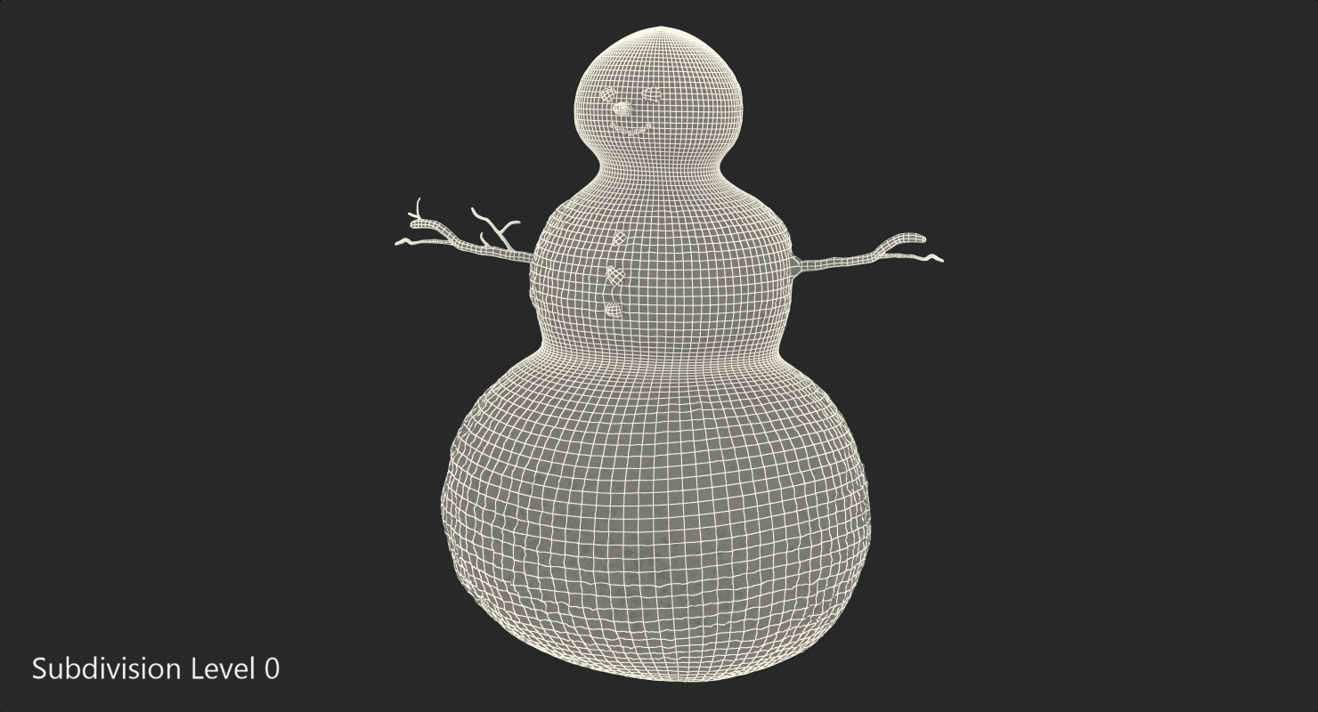 Snowman 3D model