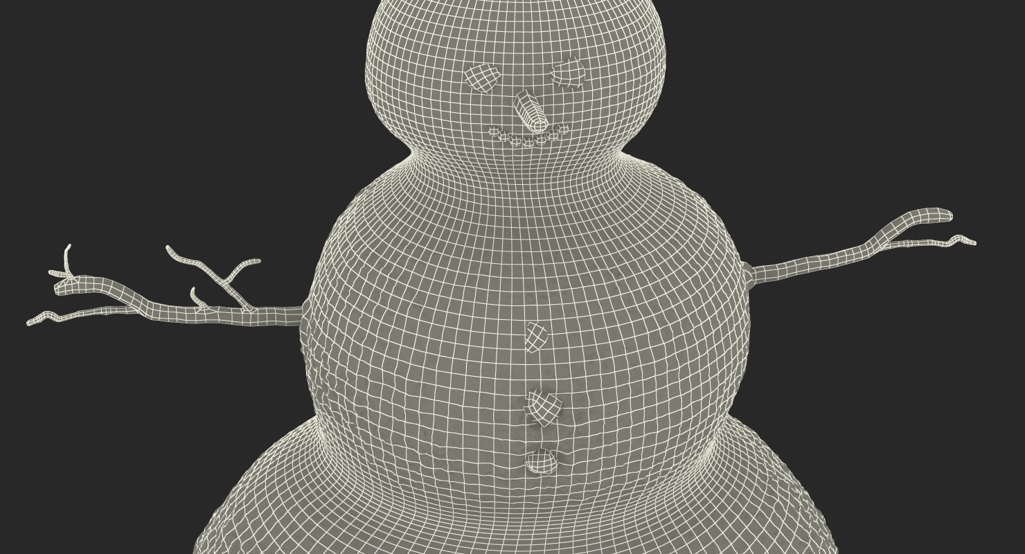 Snowman 3D model