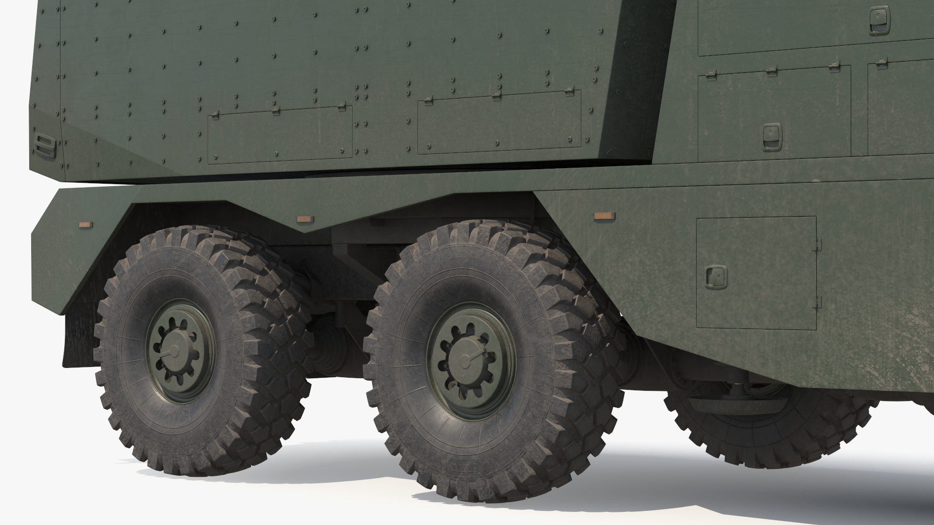 3D Morana Green Dirty Military Howitzer