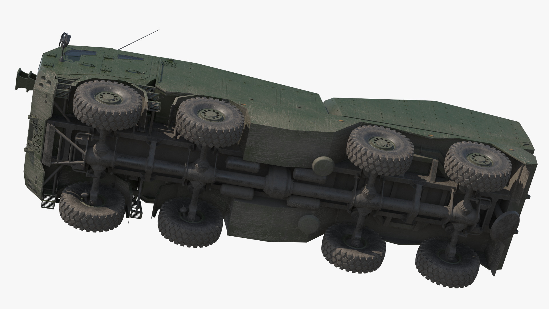 3D Morana Green Dirty Military Howitzer