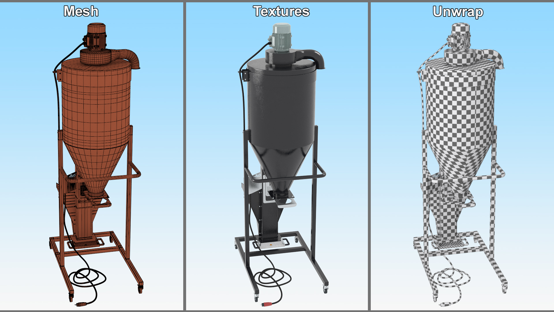 3D model Coffee Destoner Machine Coffed