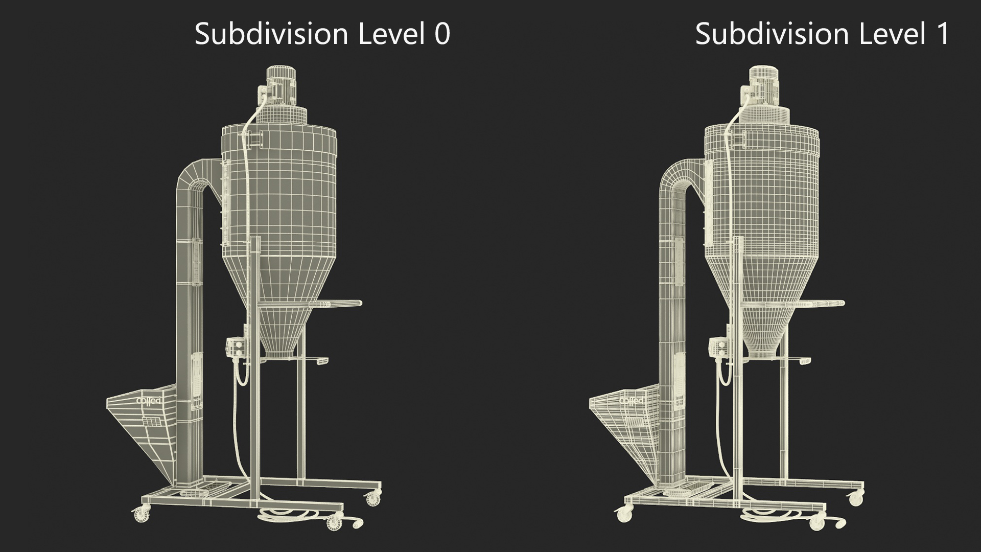 3D model Coffee Destoner Machine Coffed