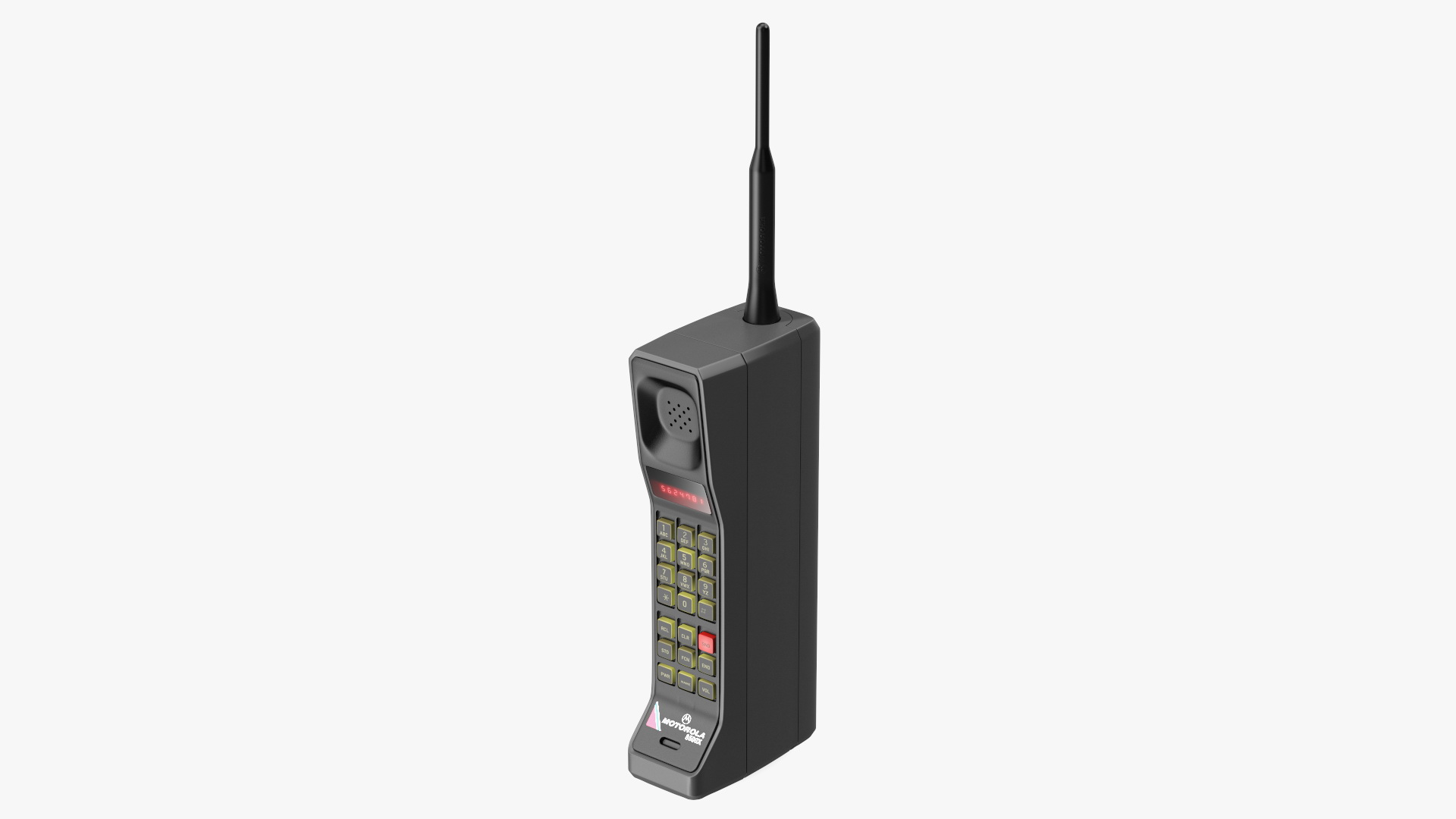 3D Motorola DynaTAC 8500X Vintage Mobile Phone model