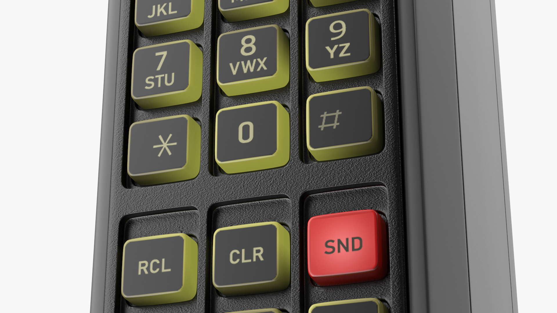 3D Motorola DynaTAC 8500X Vintage Mobile Phone model