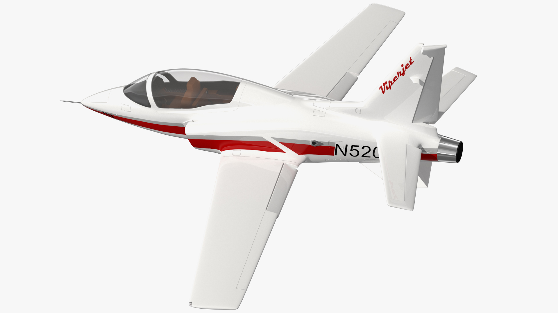 3D Private Jet ViperJet Rigged for Maya