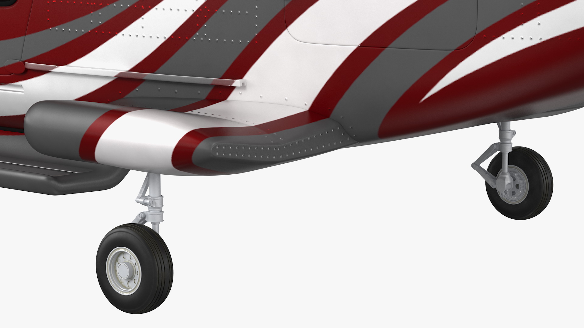 3D Bell 525 Relentless Corporate Rigged