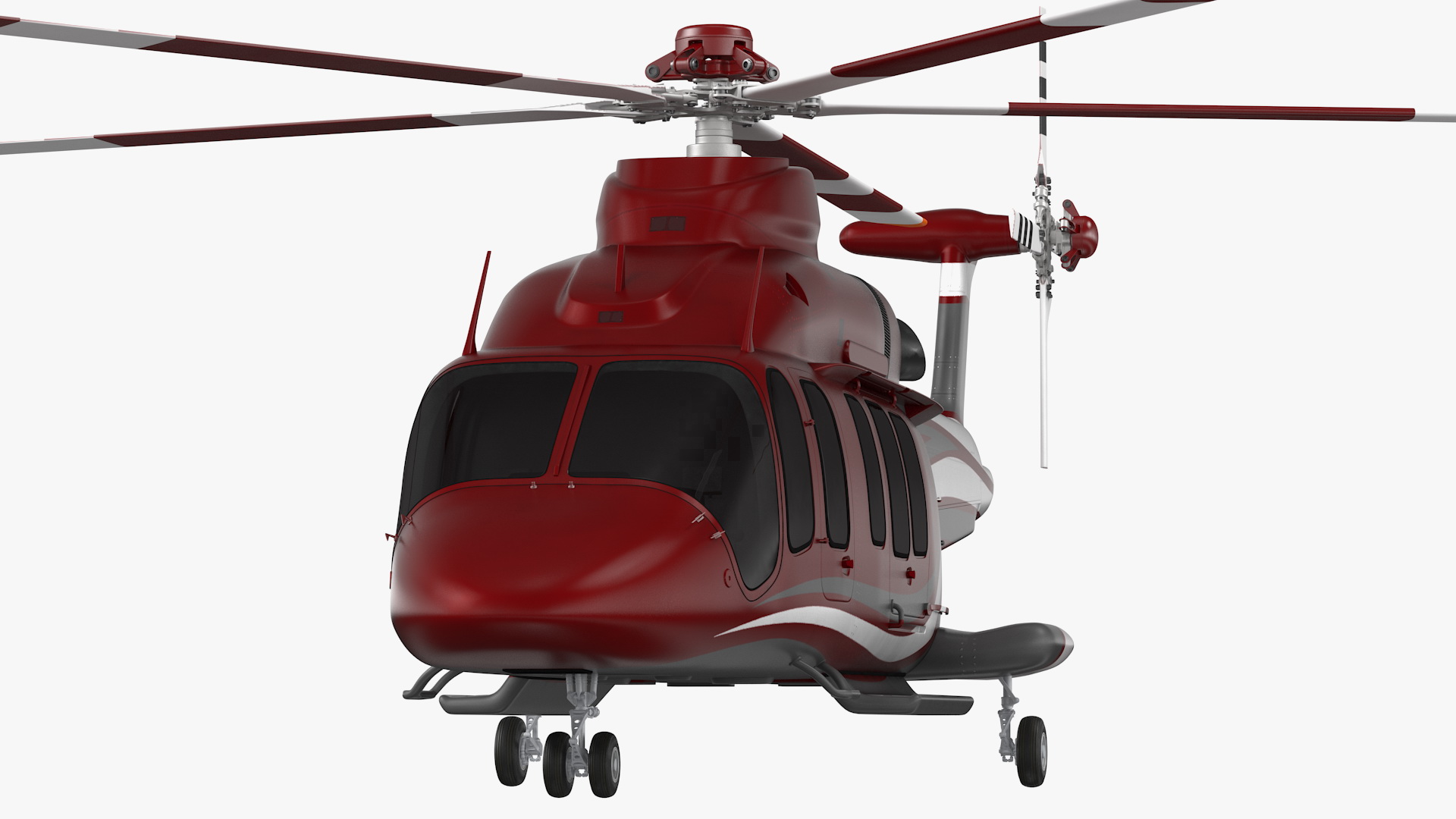3D Bell 525 Relentless Corporate Rigged