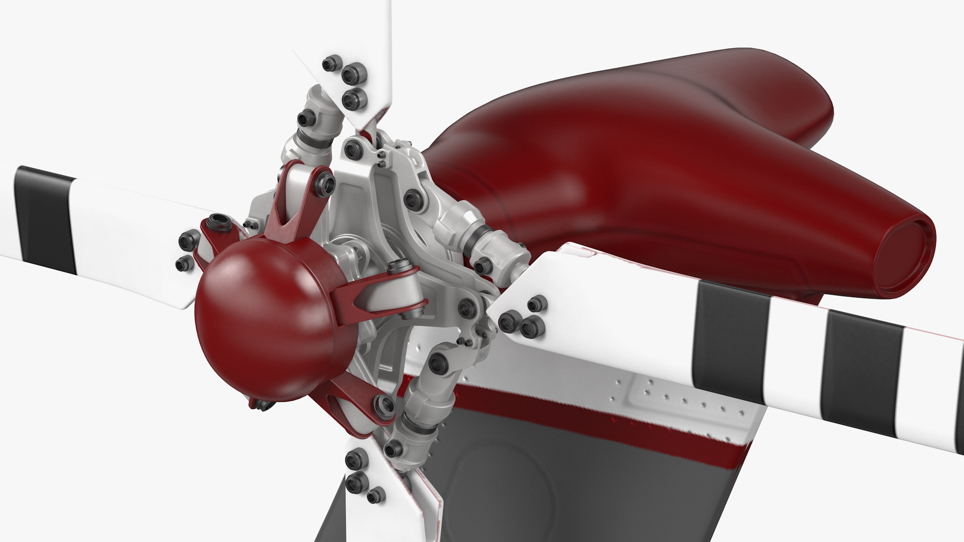3D Bell 525 Relentless Corporate Rigged