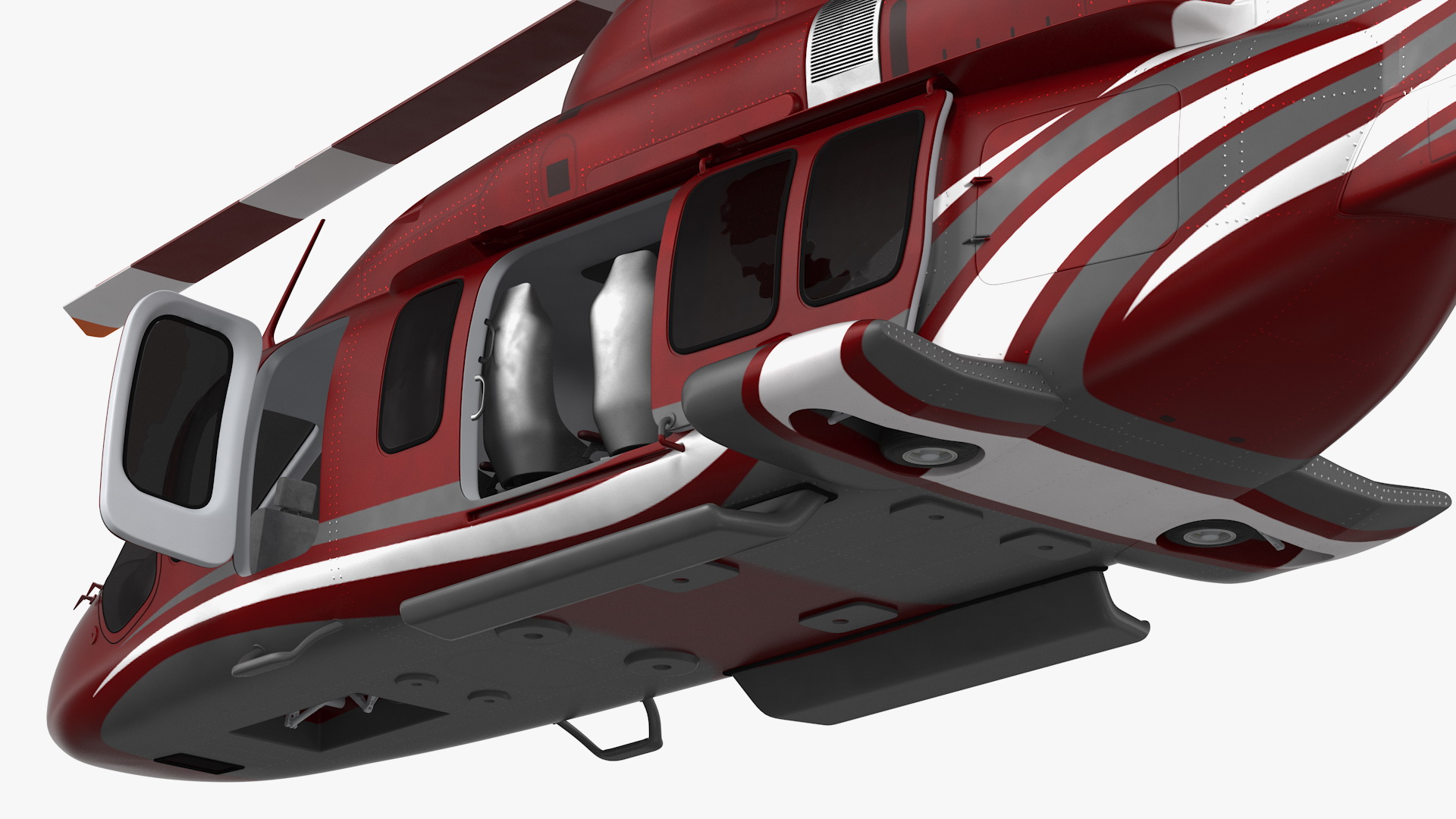 3D Bell 525 Relentless Corporate Rigged