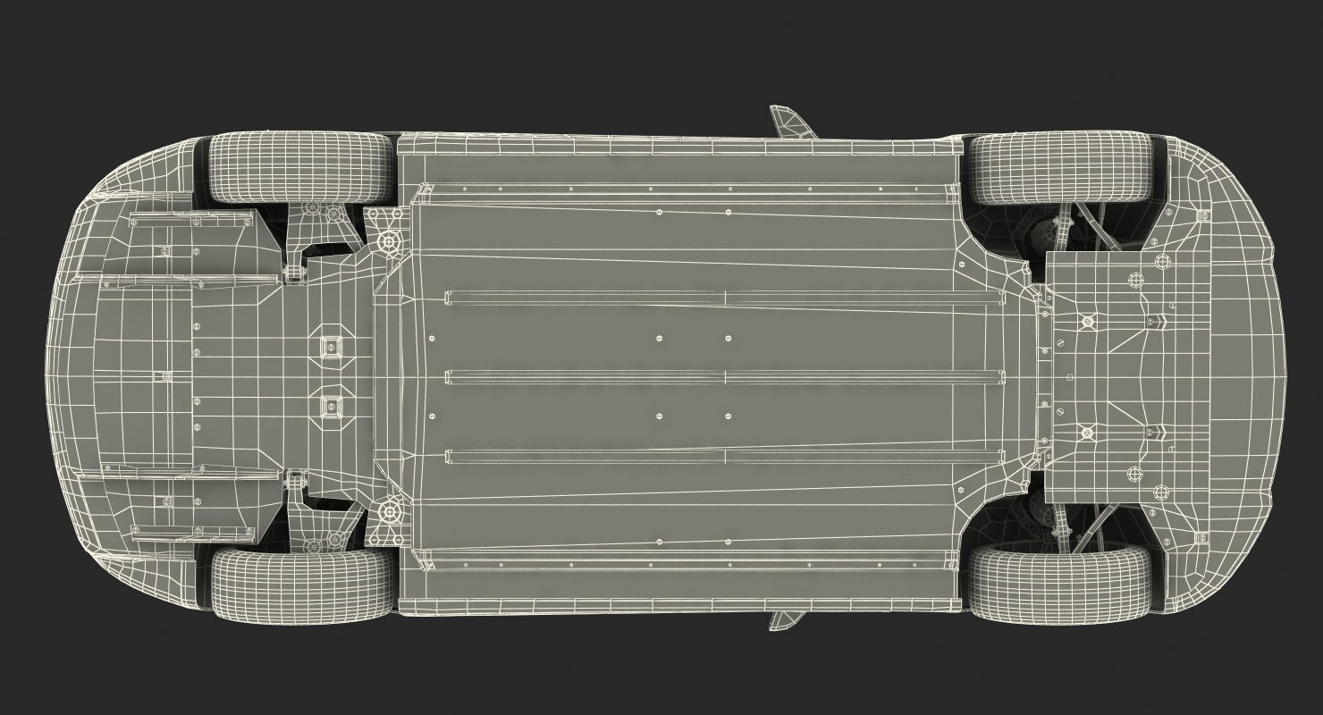 Tesla Model S 75D 2017 Rigged 3D model