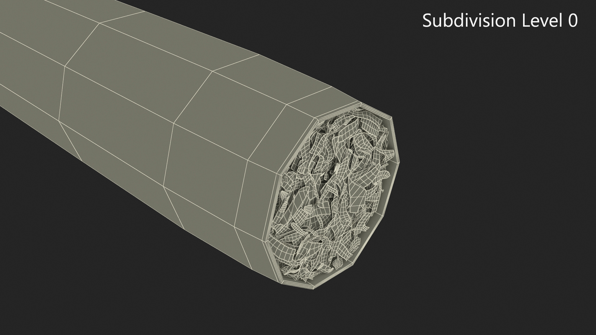 3D model Cigarette Super Slim Gold