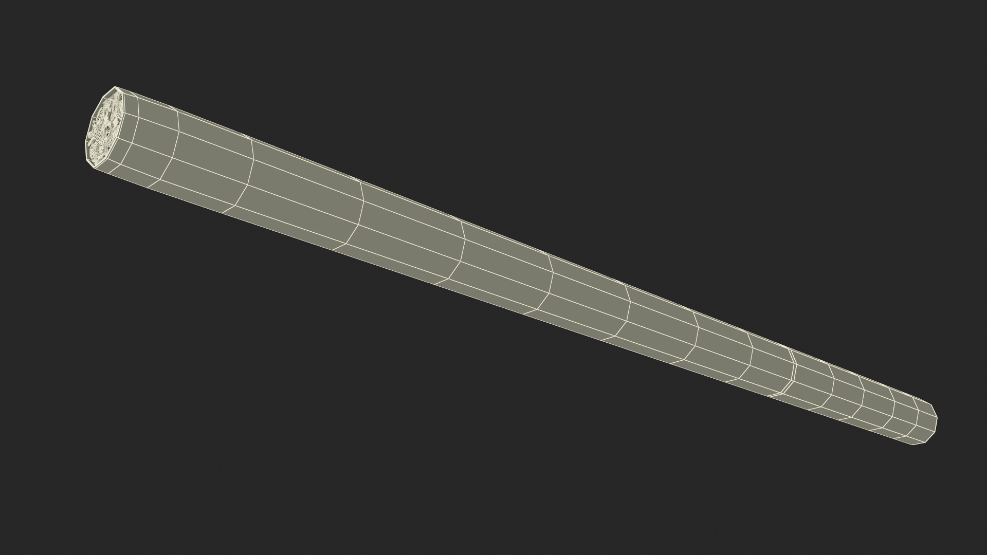 3D model Cigarette Super Slim Gold