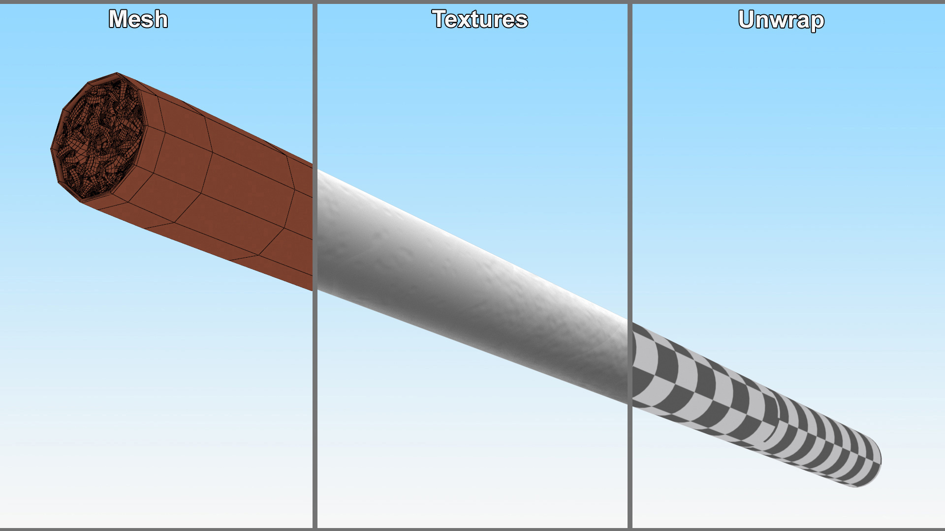 3D model Cigarette Super Slim Gold