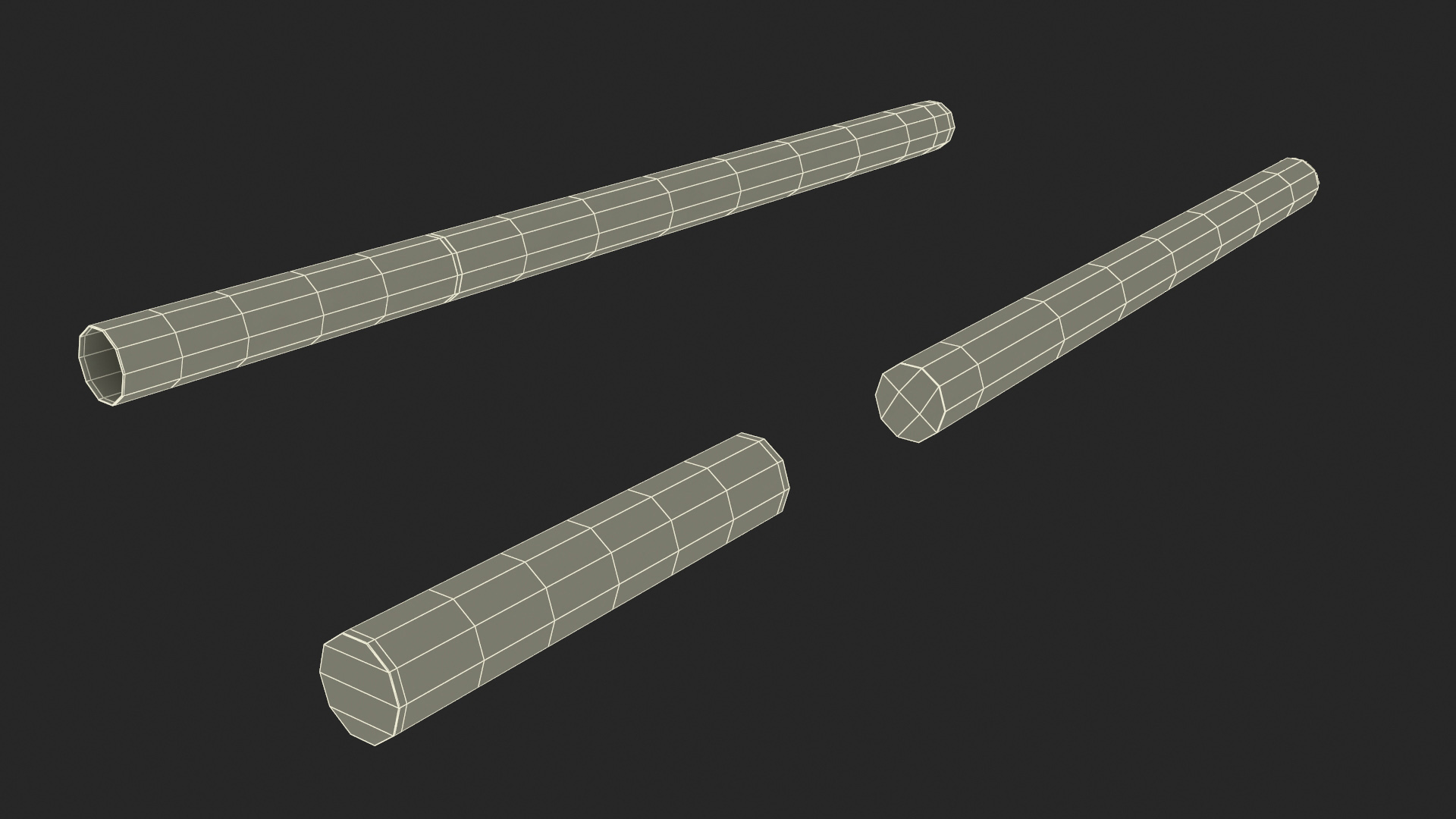 3D model Cigarette Super Slim Gold