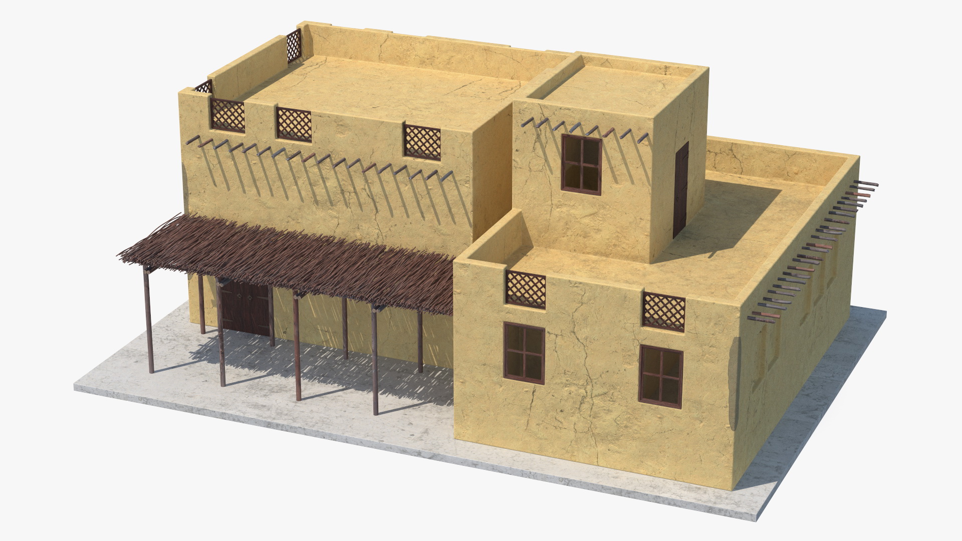 Middle Eastern Traditional House 3D