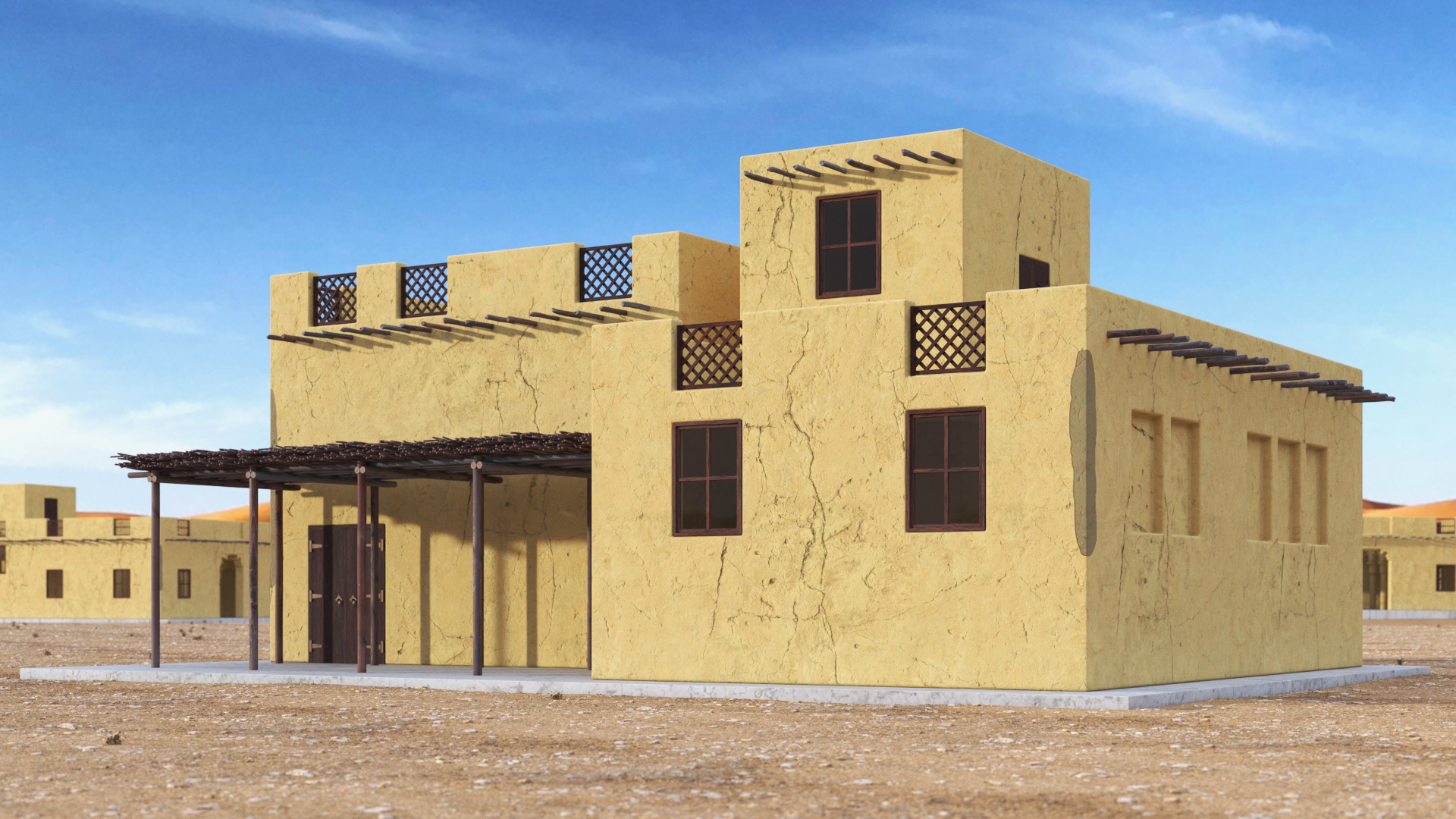 Middle Eastern Traditional House 3D