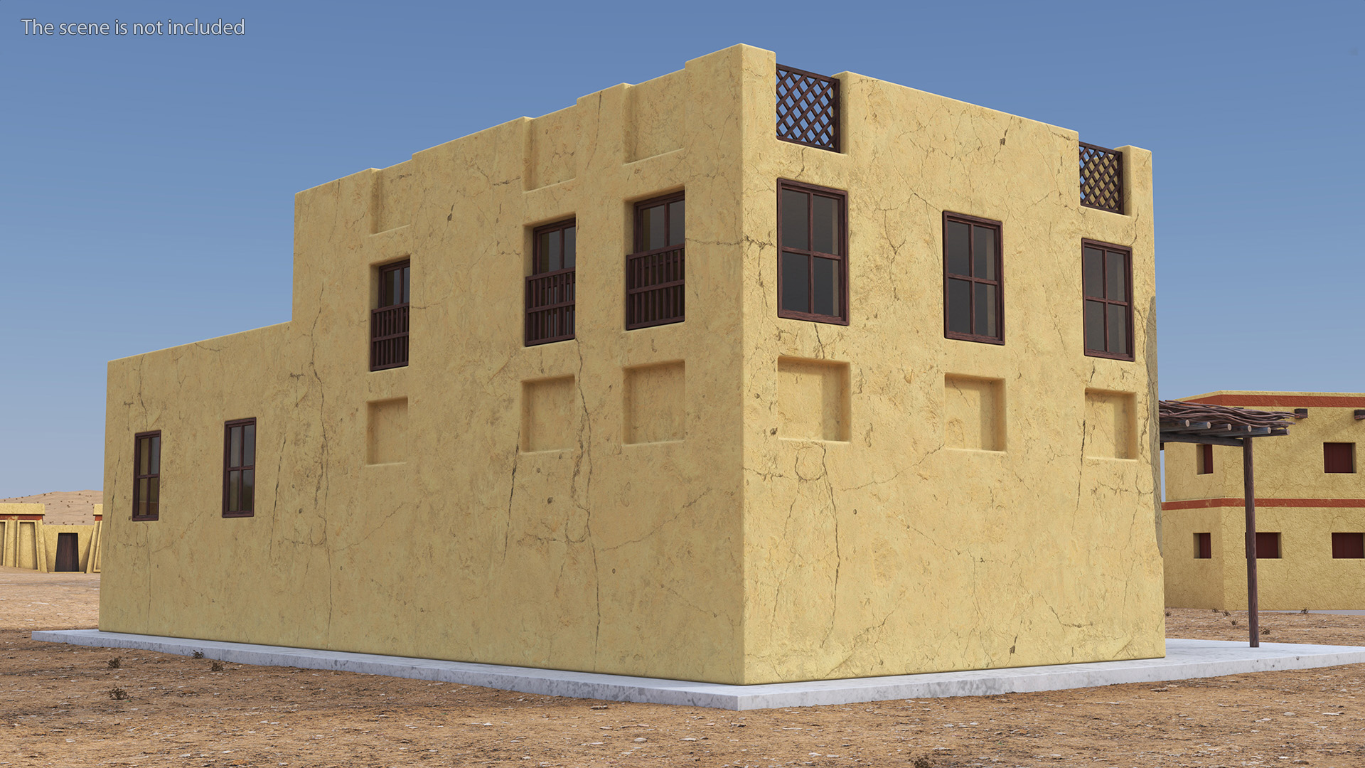 Middle Eastern Traditional House 3D
