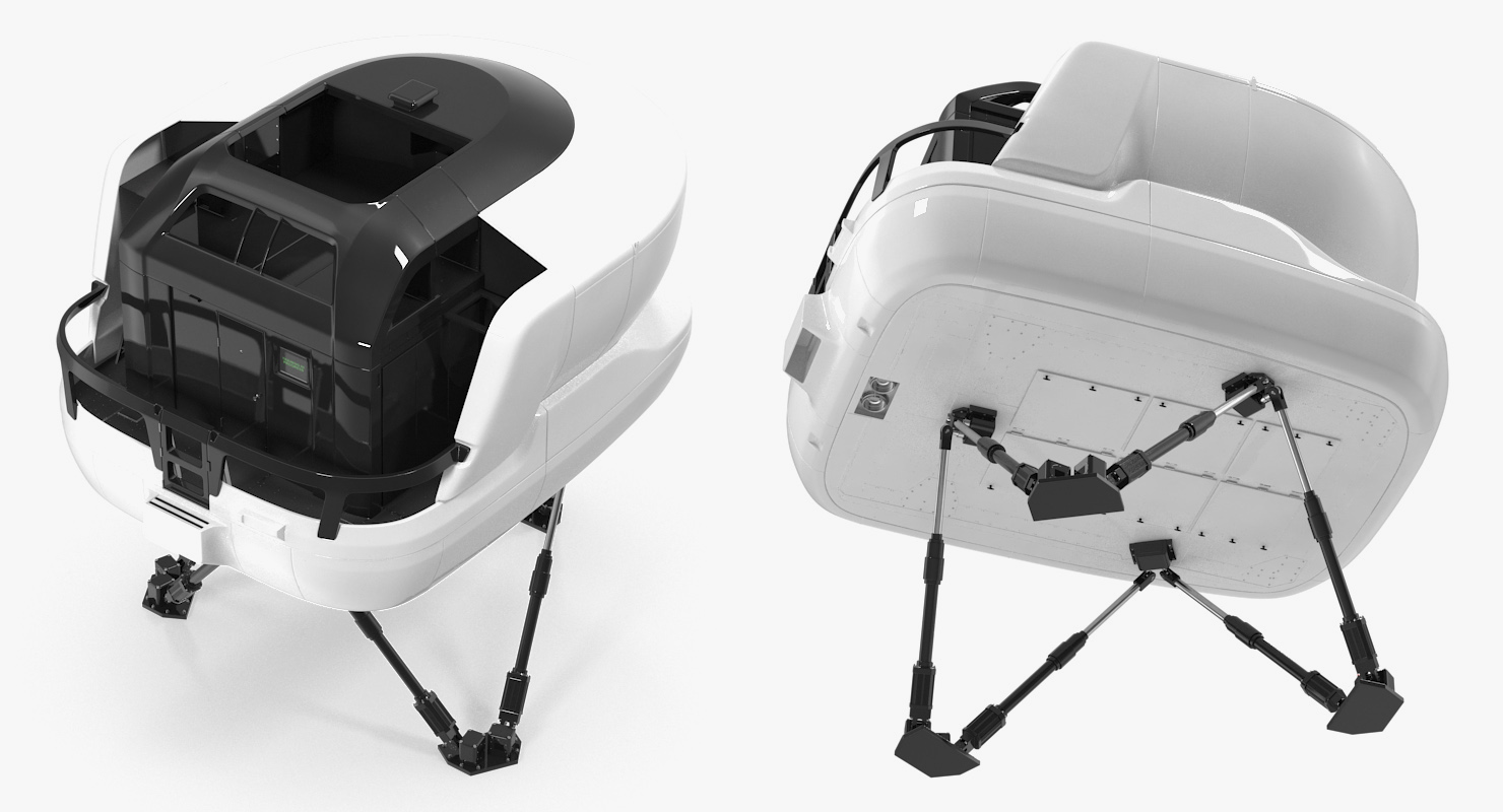 Airplane Simulator Machine Generic 3D model