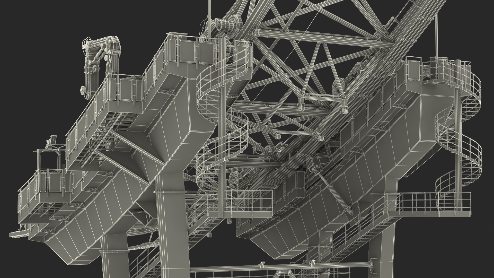 3D Ferris Wheel Fragment