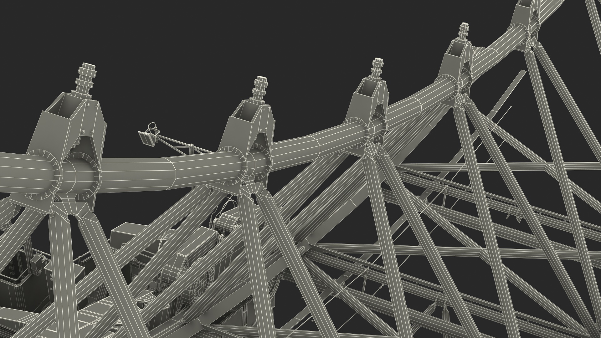 3D Ferris Wheel Fragment