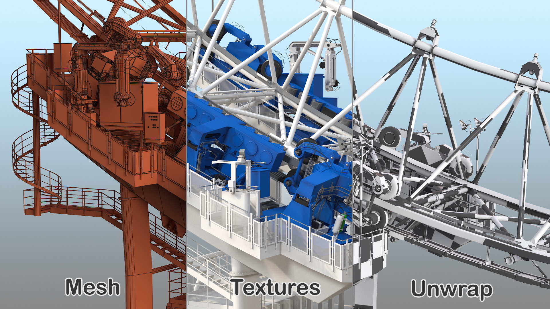 3D Ferris Wheel Fragment