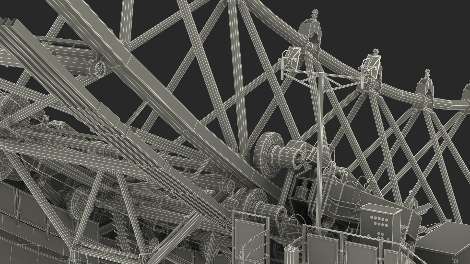 3D Ferris Wheel Fragment