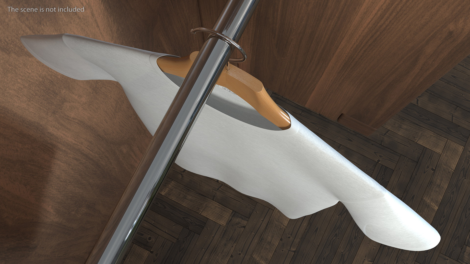 T-Shirt on Hanger 3D