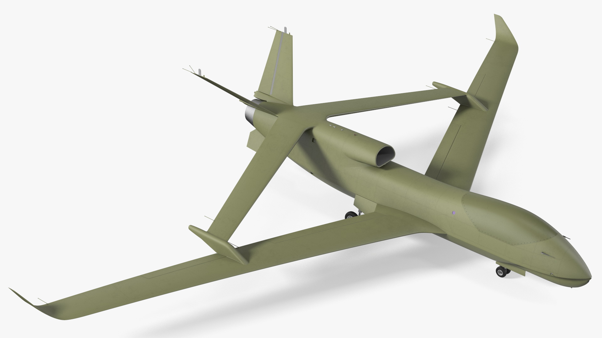 High Altitude Long Endurance Patrol UAV 3D model